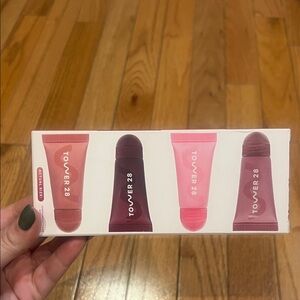 Tower 28 Set of 4 Mini Lipsoftie Tinted Lip Treatments 4 x 5g NWT NEVER USED